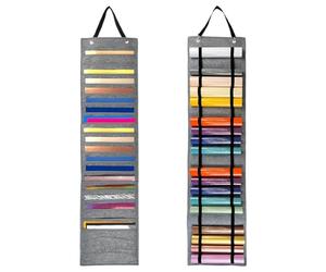 Étagère de rangement en vinyle avec 21 compartiments et 22 supports de rouleaux, stable et peu encombrant, porte-rouleau pour traceur de film jusqu'à 33 cm, organisateur pour film vinyle