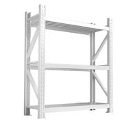 Étagère De Rangement Étagères De Stockage Lourdes, Rack D'étagère De Services Publics De Métaux Industriels, Capacité De Roulement 300 Kg, Étagères De Garage For Le Sous-sol Du Bureau À Domicile Ateli