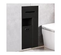 Étagère de rangement étanche en acier inoxydable pour salle de bain, cuisine et salon, niche intégrée pour shampooing et articles de toilette, 65 x 30 cm