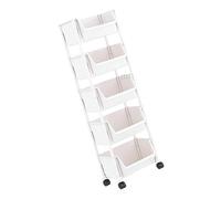 Étagère de rangement étroite multi-usage avec freins pour dortoirs, maison, bureau