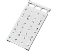 Étagère de rangement extensible - Étagère de rangement réglable - Insert télescopique - Séparateur de rangement non glissant pour chambre à coucher, armoire, garde-manger, armoire pour petits