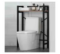 Étagère De Rangement for Toilettes, Support De Toilettes sur Pied, Étagère Ouverte for Salle De Bain, Toilettes Non Incluses, for Chambre À Coucher Et Cuisine(Black,63 x 28 x 101cm)