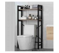Étagère De Rangement for Toilettes, Support De Toilettes sur Pied, Étagère Ouverte for Salle De Bain, Toilettes Non Incluses, for Chambre À Coucher Et Cuisine(Black,63 x 28 x 134cm)