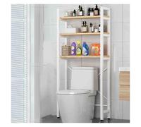 Étagère De Rangement for Toilettes, Support De Toilettes sur Pied, Étagère Ouverte for Salle De Bain, Toilettes Non Incluses, for Chambre À Coucher Et Cuisine(White,63 x 28 x 157cm)
