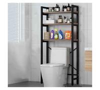 Étagère De Rangement for Toilettes, Support De Toilettes sur Pied, Étagère Ouverte for Salle De Bain, Toilettes Non Incluses, for Chambre À Coucher Et Cuisine(Black,63 x 28 x 157cm)