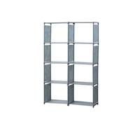 Etagère de rangement - Herzberg - HG03343-GRY - 8 niveaux - Gris - 125 cm de hauteur