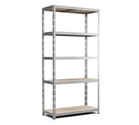 Etagère de rangement modulable et polyvalente pour atelier, garage, cave... Charge Lourde max 875kg -180x90x40cm - Gris