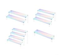 Étagère de rangement multifonction en acrylique conçue pour mettre en valeur vos articles préférés de manière élégante (3 étages)