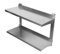 Etagère de Rangement Murale - 80 * 30 * 57 cm - Acier Inoxydable - Gris