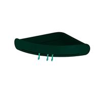 Étagère de rangement murale d'angle pour salle de bain - Avec crochets - Étagères autocollantes