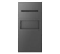 Étagère de rangement murale étanche en acier inoxydable pour salle de bain, cuisine et chambre à coucher, pour shampoing, articles de toilette et papier toilette, gris, 60 x 28 x 13,5 cm