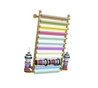 Étagère de rangement murale pour rouleaux de tissu, grand support de rouleau de textile commercial pour organiser les films de fenêtre, le papier peint et les bobines de textile