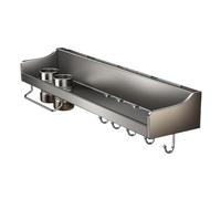 Étagère de rangement murale, support de bloc de découpe, avec fente, outil pour la priorisation des tâches de sécurité de la cuisine, produits d'organisation, économiseur d'espace de comptoir