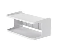 Étagère de rangement murale - Table de chevet murale - Inconvénients flottants pratiques à double couche - Étagères de rangement murales multifonctionnelles pour chambre à coucher, salon, salle de