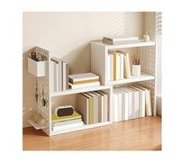 Étagère de rangement - Panneaux latéraux en métal avec étagères en bois pour une utilisation polyvalente à la maison, au bureau ou dans les espaces de rangement