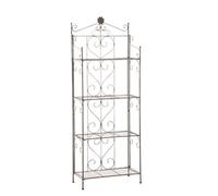 Etagère de rangement pliable Lenja avec 4 niveaux , Bronze