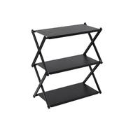 Étagère de rangement pliable pour l'extérieur, peu encombrante, pour le camping, la randonnée, les terrasses, peut supporter une charge de 30 kg, support de rangement de bureau