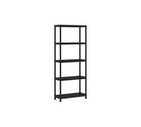 Etagere de rangement Plus 75 / 5 - 75 x 32 x 176 cm - Noir