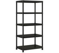 Etagere de rangement Plus XL 5 - 90 x 60 x 187 cm - Noir