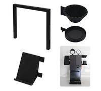 Étagère de rangement pour accessoires de café compatible avec la machine de studio xBloom, design à plusieurs compartiments, support amovible pour équipement d'expresso (noir gauche)