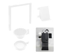 Étagère de rangement pour accessoires de café compatible avec la machine de studio xBloom, design multi-compartiments, support amovible pour équipement espresso (blanc à droite)