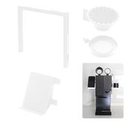Étagère de rangement pour accessoires de café compatible avec la machine de studio xBloom, design multi-compartiments, support amovible pour équipement espresso (blanc gauche)