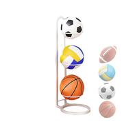 Étagère de rangement pour balles de basket-ball, support de basket-ball, rangement de balles multicouches, support de ballon de football, étagère organisateur avec panier pour volleyball et football