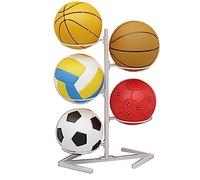Étagère de rangement pour ballons de sport et accessoires athlétiques - Design peu encombrant, parfait pour organiser les paniers et le matériel