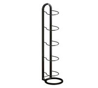 Étagère de rangement pour basket-ball - 5 couches - Support vertical haute performance pour volley-ball, football et football - Arbre de présentation de balle peu encombrant pour garage, salle de