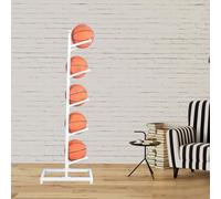 Étagère de rangement pour basket-ball, présentoir à 3 couches pour ballons, solution de rangement multi-sports pour garage, étagère organisée pour basket-ball, football, rugby, volleyball
