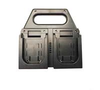 Étagère de rangement pour batteries au lithium pour support de cellule ionique, étui multi-fentes avec poignée pour batteries Ryobi pour batteries Makita (noir)