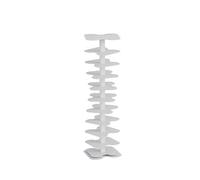 Étagère de rangement pour bibliothèque, tour verticale polyvalente, organisateur moderne en spirale pour la maison et le bureau, design pour un affichage efficace des livres