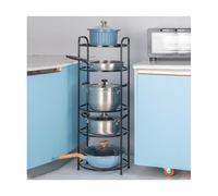 Étagère de rangement pour casseroles et casseroles - Support durable pour casseroles et ustensiles de cuisine - Solution intelligente pour une cuisine bien rangée