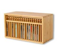 Étagère de rangement pour CD, organiseur de bureau en bois pour boîtiers CD standard, idéal pour la maison, le bureau, la salle de musique, la salle de théâtre
