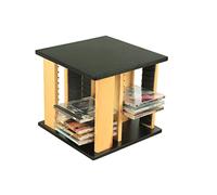 Étagère de Rangement pour CD - Support Rotatif pour DVD, Présentoir de Bureau et Organisateur de Collection
