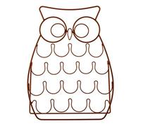 Étagère de rangement pour dosettes de café, support pour dosettes de café - Rangement pour dosettes d'expresso en forme de hibou - Porte-dosettes rétro amovible pour ranger 20 dosettes de café