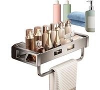 Étagère de rangement pour douche | Support de rangement à ventouse | Support de rangement à ventouse | Support de salle de bain sans perçage pour shampooing, douche, gel nettoyant pour le visage