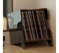 Étagère de rangement pour DVD et CD - Support d'affichage de bureau, peut contenir jusqu'à 33 CD, capacité de charge de 10 kg, encombrement compact, assemblage facile pour la maison ou le bureau