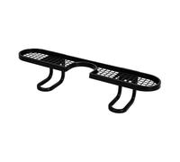Étagère de rangement pour évier au-dessus du robinet, étagère en ABS en | Matériau ABS durable, ouverture du robinet en forme de U, grille de drainage rapide, bords surélevés, longueur de 50 cm