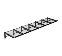 Étagère de rangement pour garage - Capacité totale - Noir
