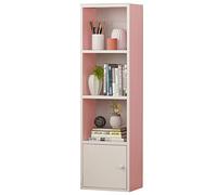 Étagère de rangement pour livres pour enfants - Étagère en bois à 6 couches avec portes, design peu encombrant pour salle de jeux organisée ou crèche