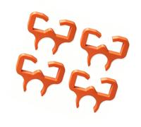 Étagère de rangement pour recharge de cordon de débroussailleuse Marron | Lot de 4 supports ABS pour garder la ligne de rechange prête à proximité des zones d'outils à l'intérieur