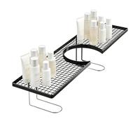 Étagère de rangement pour robinet - Pas de perçage - Étagère en métal - Porte-éponge de cuisine pour la maison, l'appartement - 50 x 11 cm - Fer 480 g - Dortoir, hôtel, restaurant, salle de bain