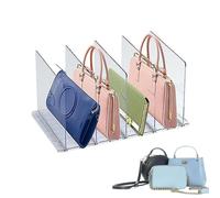 Étagère de rangement pour sacs | Trieur de fichiers de bureau | Séparateur de rangement d'étagère, séparateur d'étagère, séparateur de sac à main, séparateur de sac à main