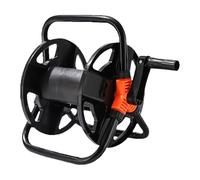 Étagère de rangement pour tuyau d'eau, enrouleur de tuyau à bras unique, polyvalent, résistant à l'usure, rouleau de rangement portable pour le rangement des tuyaux dans le garage à la maison