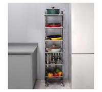 Étagère de rangement réglable avec séparateur amovible pour cuisine, garde-manger, coin