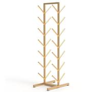 Étagère de Rangement réglable en Acier pour Tapis de Yoga, Organisateur de Rouleaux de Massage en Mousse à 5/6/7 Couches, présentoir pour équipements de Fitness à Domicile et de Salle de SPO