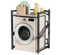 Étagère de rangement réglable pour lave-linge et sèche-linge - Kit d'empilage multifonction avec forte capacité de charge - Économie d'espace pour un usage domestique