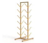 Étagère de Rangement réglable pour Tapis de Yoga - Support pour Rouleau de Massage en Mousse et Acier à 5/6/7 Niveaux, étagère de Rangement pour matériel de Fitness à Domicile/en Salle de SP