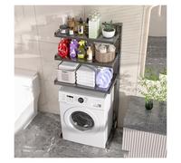 Étagère De Rangement Rétractable for Salle Bain, en Acier Au Carbone, for Toilettes, Non Incluses, for Buanderie(Color1,3 Tiers)